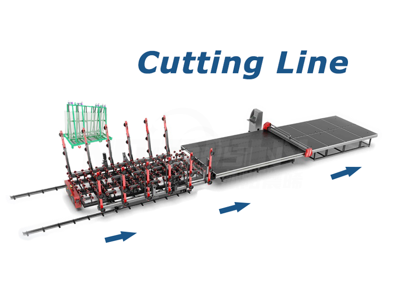 CNC Glass Cutting Line for Plant