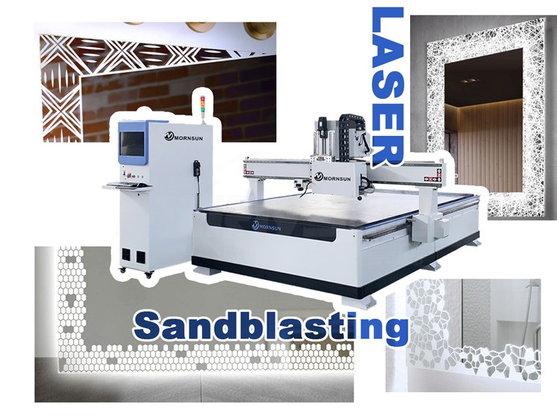 laser sandblasting machine for led mirror making
