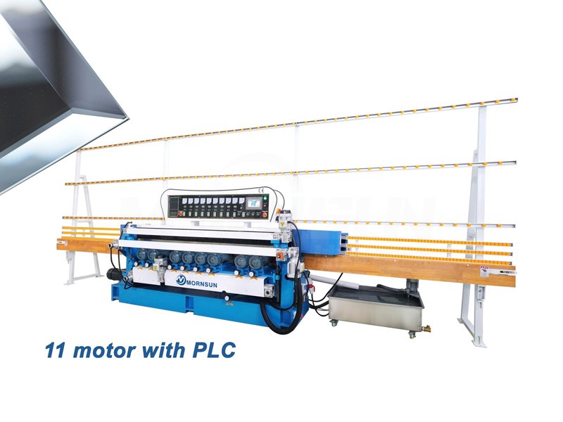 11 motor glass bevelling machine