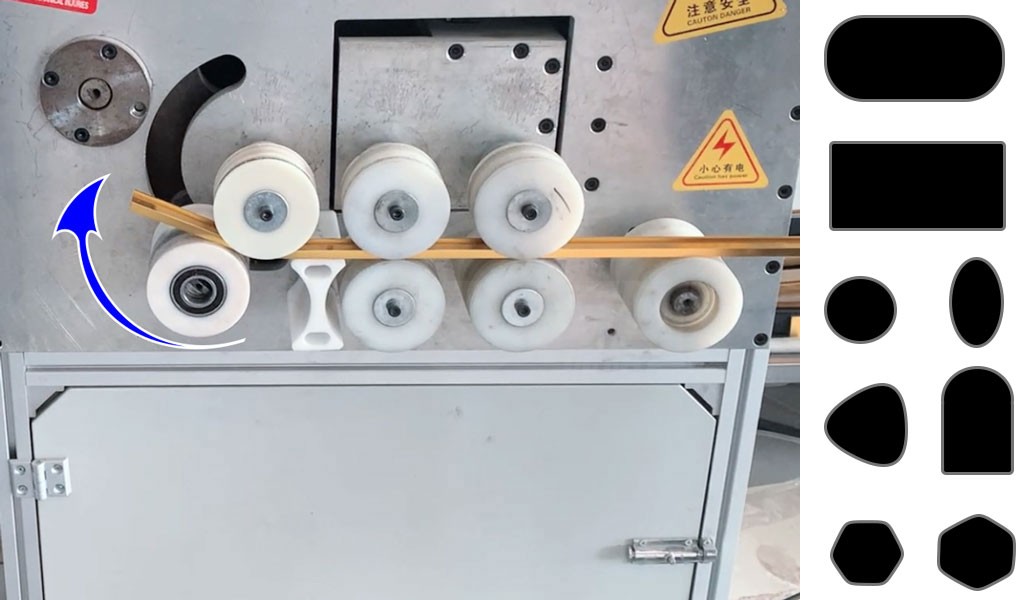 1-way profile bending machine shapes
