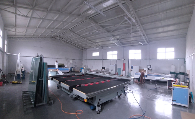 led mirror production line