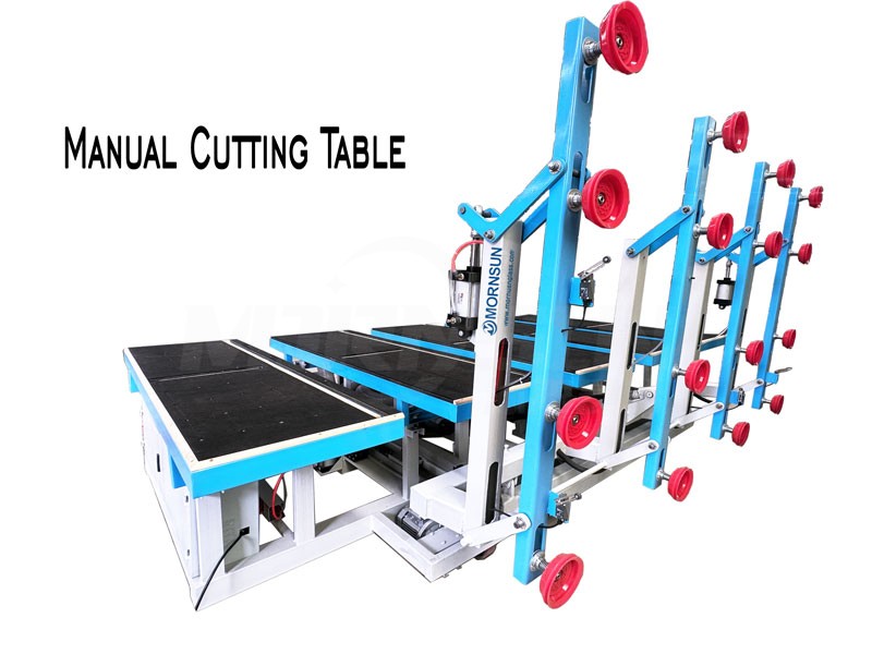Manual Glass Cutting Table with loading function