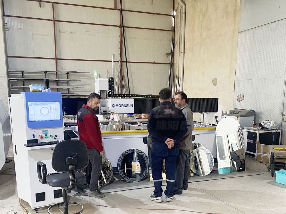 Newest Laser Sandblasting Machine Training in Turkey