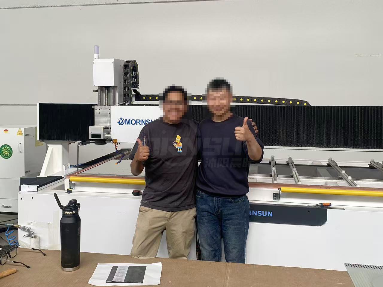 3rd Generation Mornsun Advanced Laser Sandblasting Machine in Europe